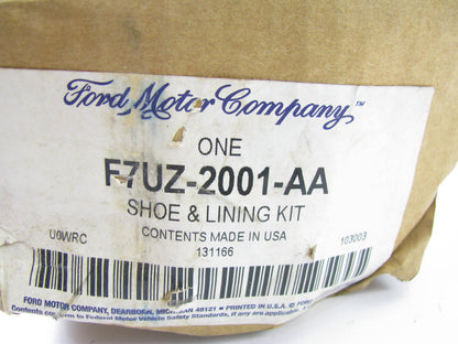 Genuine OEM Ford F7UZ-2001-AA FRONT Brake Pads