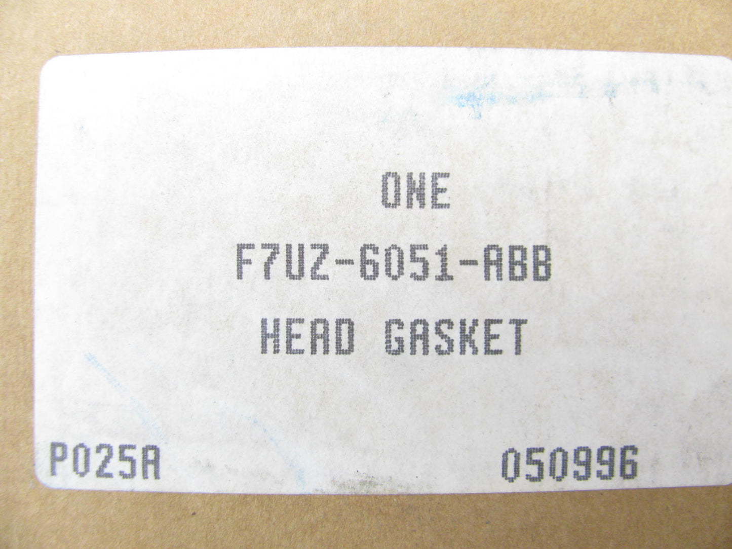 NEW - OEM Ford F7UZ-6051-ABB Left Engine Cylinder Head Gasket 1997-2002 6.8L V10