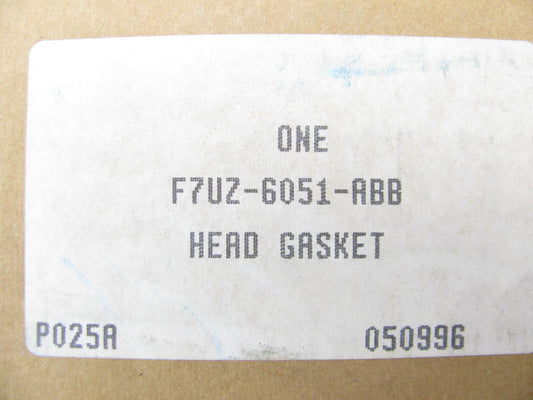 NEW - OEM Ford F7UZ-6051-ABB Left Engine Cylinder Head Gasket 1997-2002 6.8L V10