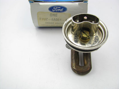 New Genuine OEM Ford F7UZ-6A051-AA Engine Block Heater Plug