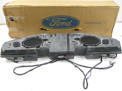 NEW OEM FORD F7ZZ-18C804-CA Rear Deck Factory Speaker Panel + Amp 94-98 Mustang