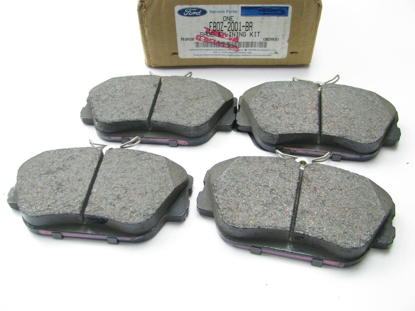 NEW GENUINE OEM Ford F80Z-2001-BA FRONT Brake Pads 96-99 Taurus SHO Models Only