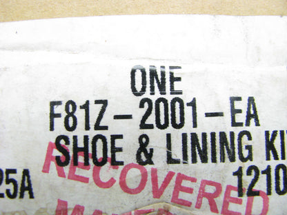 NEW GENUINE - OEM Ford F81Z-2001-EA Front Brake Pads - Semi-Metallic