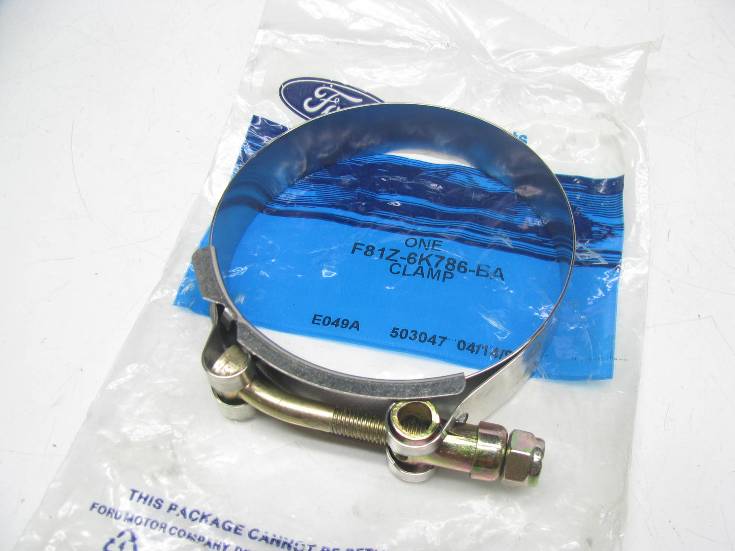 NEW - OEM Ford F81Z-6K786-BA Intercooler Hose Clamp 1994-2003 7.3L Powerstroke