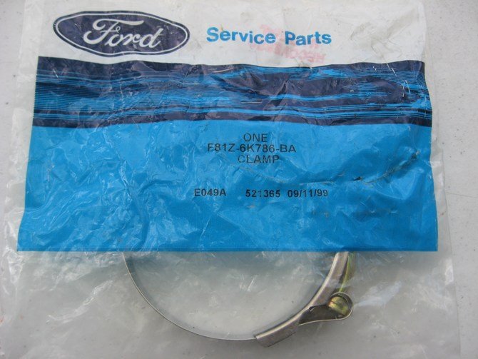 NEW - OEM Ford F81Z-6K786-BA Intercooler Hose Clamp 1994-2003 7.3L Powerstroke