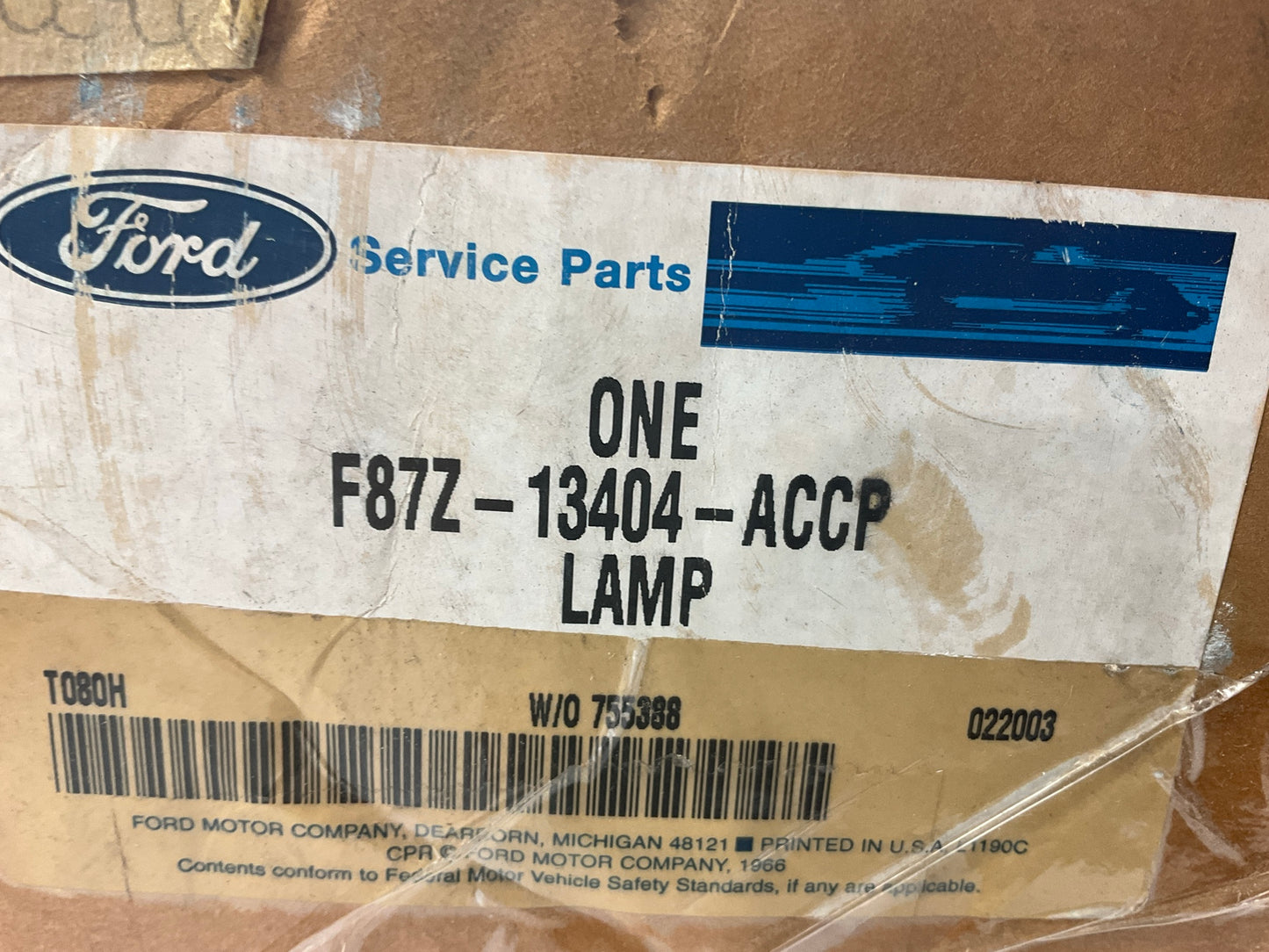 NEW - OEM Ford F87Z-13404-AC Right Tail Light Lamp For 1998-2001 Explorer
