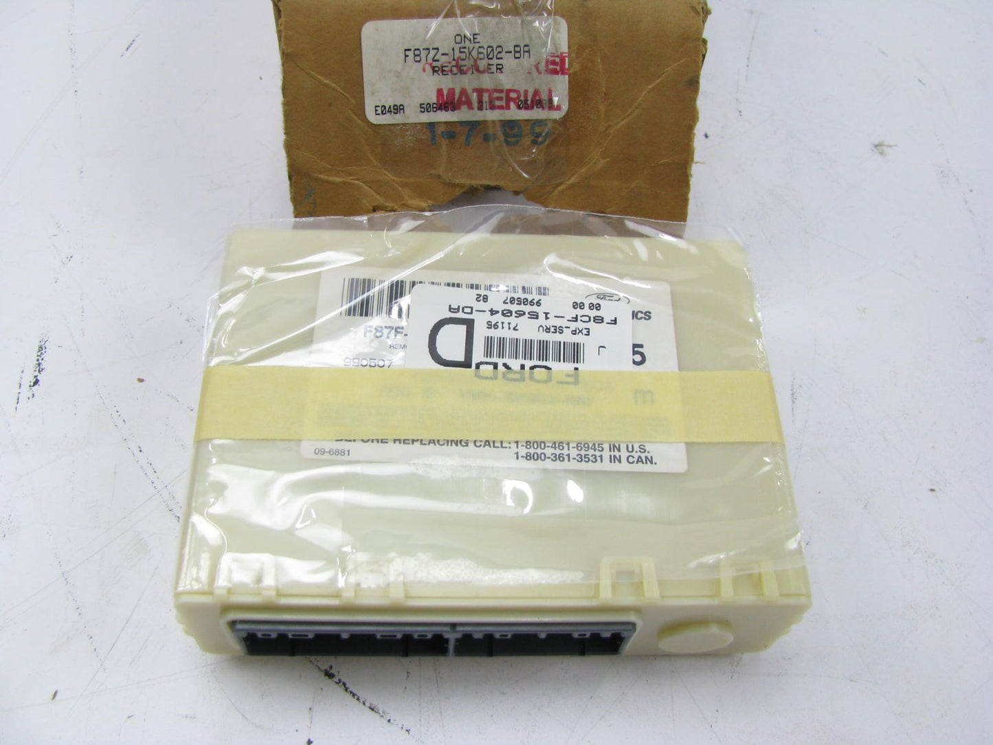 New OEM Ford Anti-Theft Keyless Entry Locking Control Module F87Z-15K602-BA
