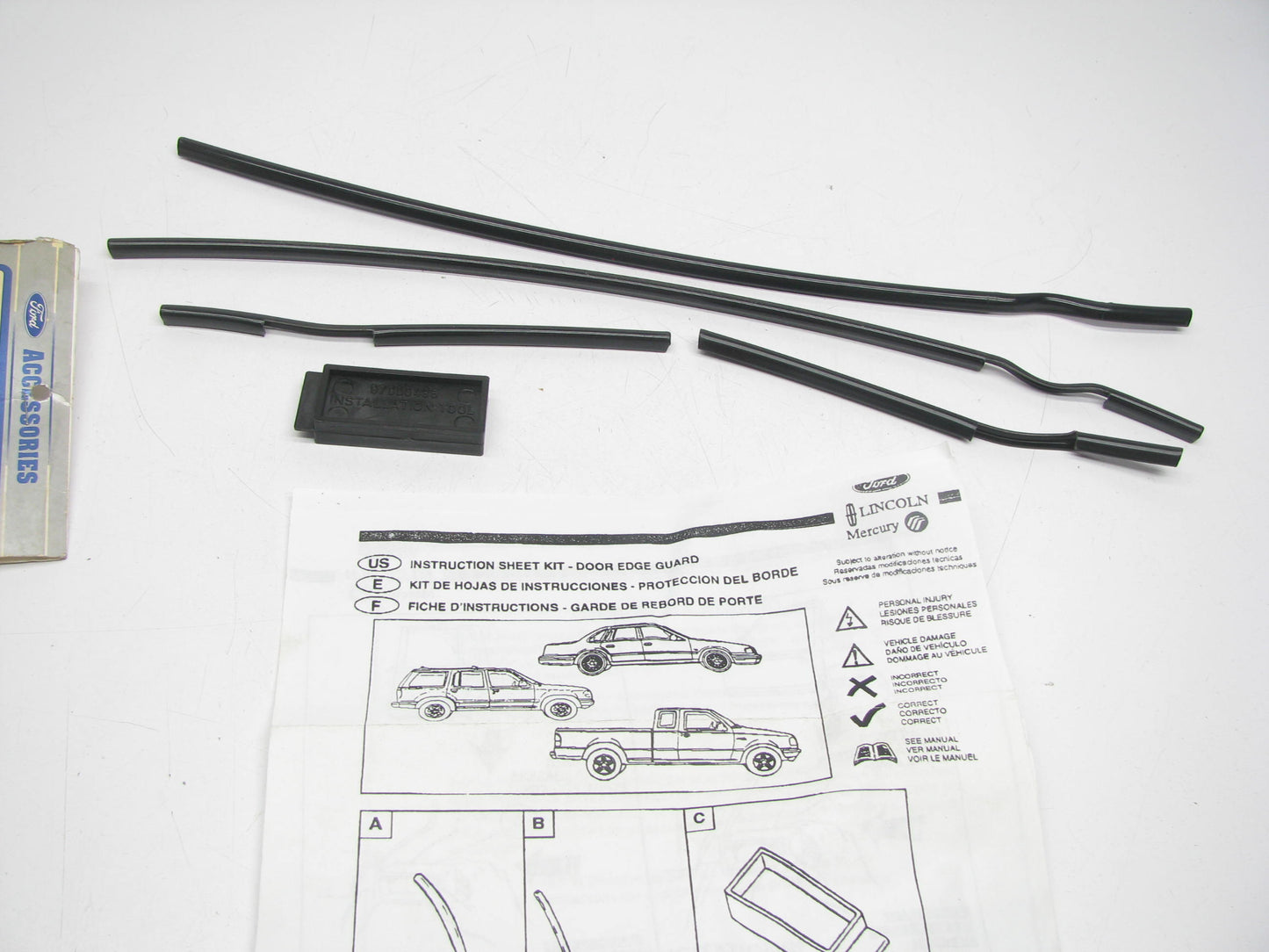 NEW - OEM Ford F87Z-5420910-BA Door Edge Guard Kit 1995-01 Explorer Eddie Bauer
