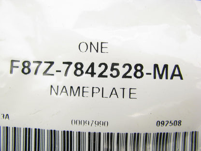 NEW - OEM Genuine LINCOLN Rear Liftgate Deck Trunk Emblem 2008-2010 Lincoln MKX