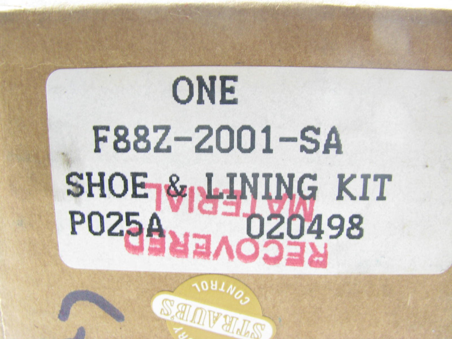 NEW GENUINE - OEM 1995-1998 Ford Windstar FRONT Disc Brake Pads F88Z-2001-SA