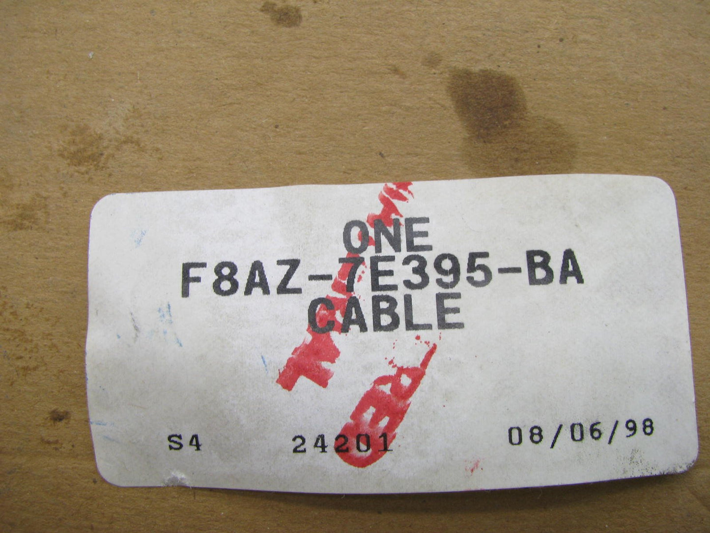 NEW - OEM Ford F8AZ-7E395-BA Automatic Transmission Shift Control Cable