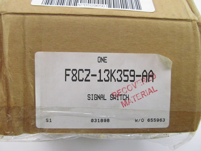 NEW - OEM Ford F8CZ-13K359-AA Turn Signal & Wiper Switch 1998-03 Escort W/O Fog
