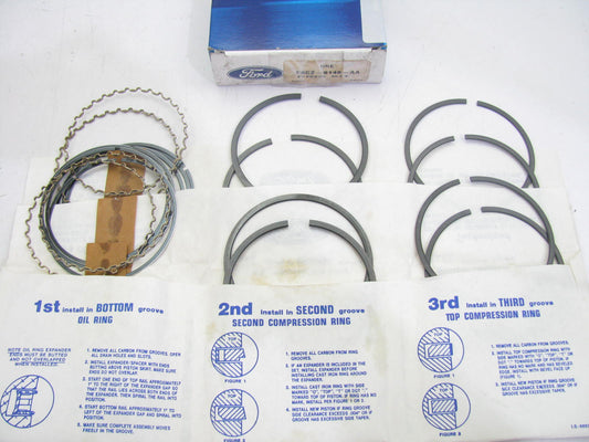 OEM Ford F8CZ-6148-AA Engine Piston Ring Set STD For 1995-2004 Ford 2.0L 4-CYL