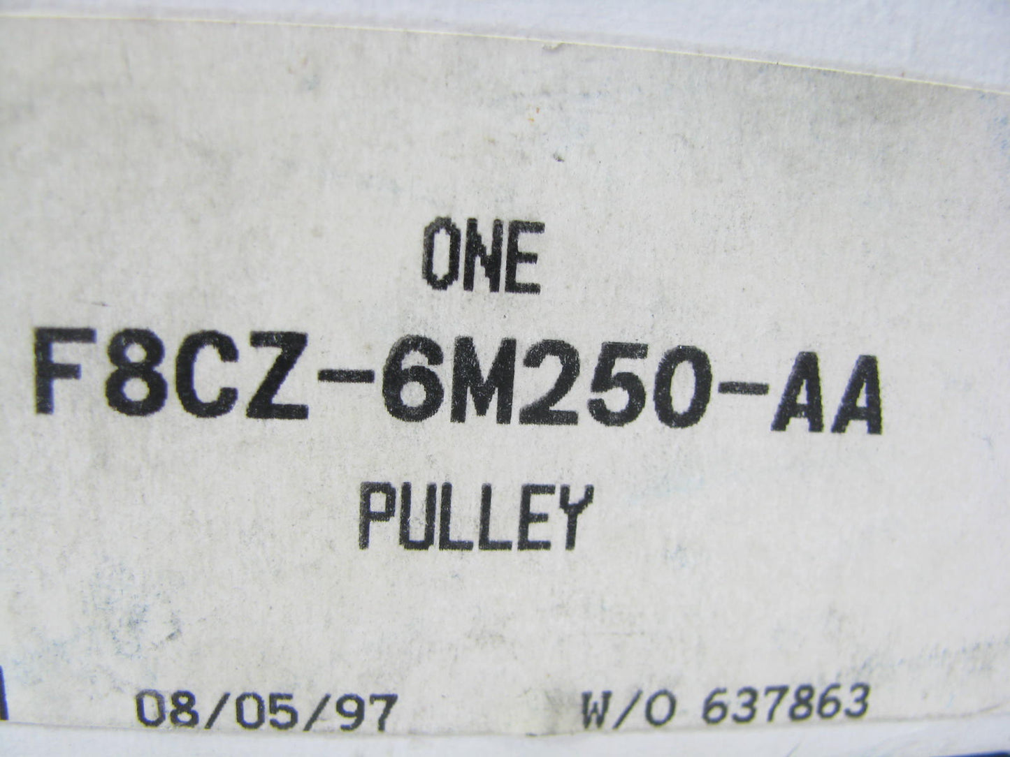 NEW - OEM Ford F8CZ-6M250-AA Engine Timing Idler Pulley 1995-1999 2.0L-L4 DOHC
