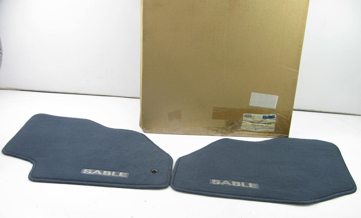 NEW - OEM Ford F8DZ5413086CAB Dark Denim Front Floor Mats 1996-05 Mercury Sable