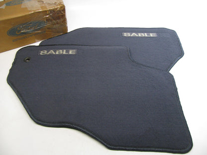 NEW GENUINE OEM Ford F8DZ-5413086-PAB Floor Mats - 96-05 Sable  DARK DENIM COLOR