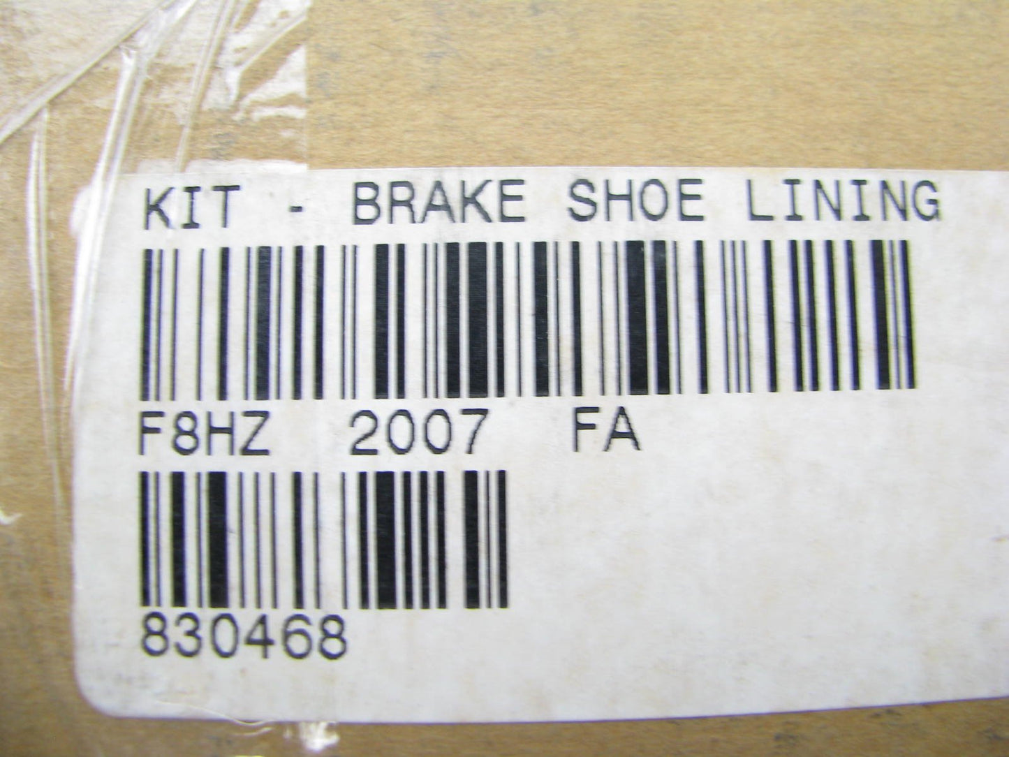 NOS Ford F8HZ-2007-FA HEAVY DUTY 16.5'' X 6'' Truck Drum Brake Shoes Lining # 4715