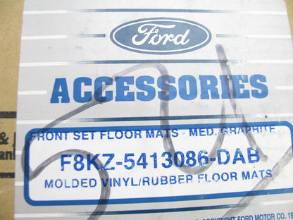 NEW - OEM Ford F8KZ-5413086-DAB Front Molded Floor Mats For 1998 Mercury Tracer