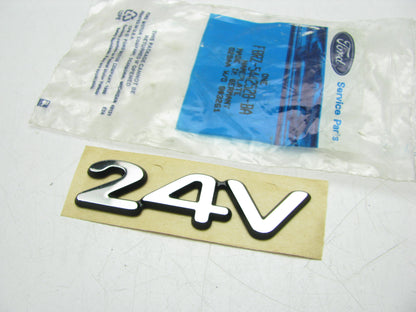 NEW - OEM Ford F8RZ-5442528-BA Truck Lid Emblem ''24V'' For 98-00 Contour Mystique