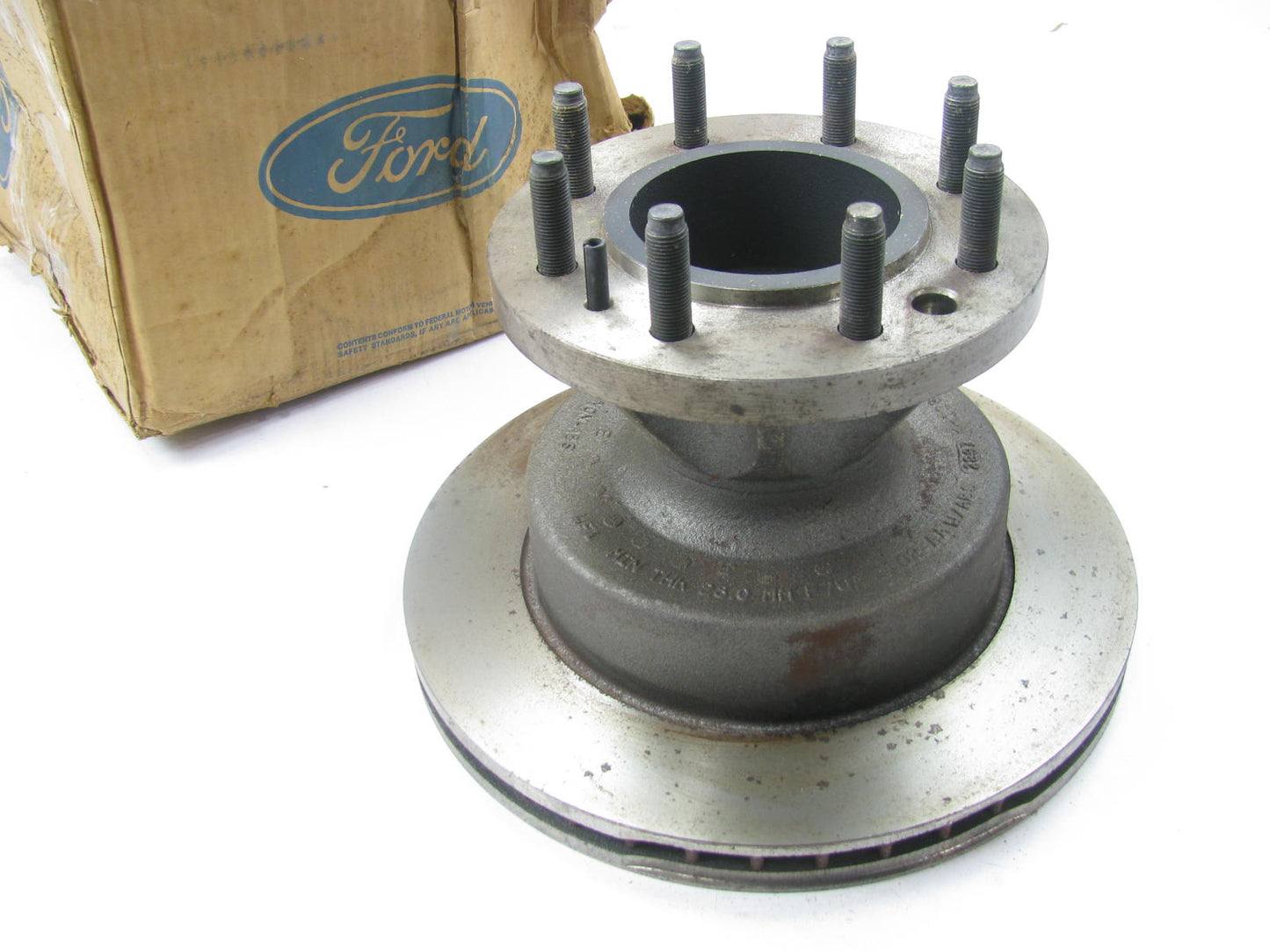 NEW - OEM Ford F8UZ-1102-BA Front 8 Stud Disc Brake Rotor