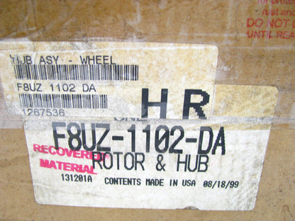 New Genuine OEM Ford F8UZ-1102-DA FRONT Brake Rotor 95-06 E-350 DUALLY  DRW