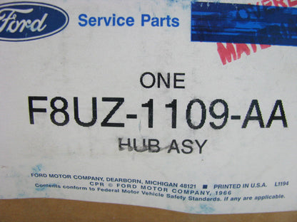 OEM Ford F8UZ-1109-AA Rear Axle Wheel Hub - 1997-2000 E-350 Econoline 8-LUG