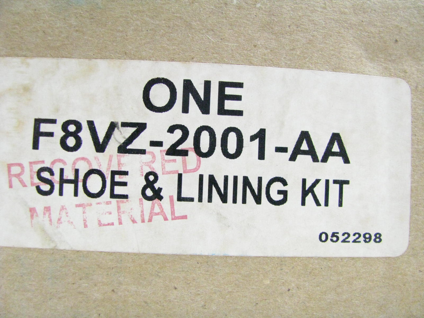NEW GENUINE OEM Ford F8VZ-2001-AA Brake Pads - FRONT