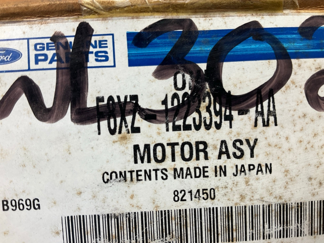 NEW - OEM Ford F8XZ-1223394-AA Front Right Passenger Side Power Window Motor