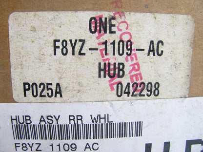NEW - OEM Ford F8YZ-1109-AC Rear Wheel Bearing & Hub Assembly 1998-02 Ranger EV