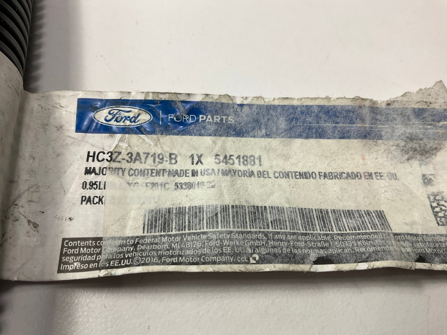 NEW - OEM Ford HC3Z-3A719-B Power Steering Pressure Line Hose Assembly
