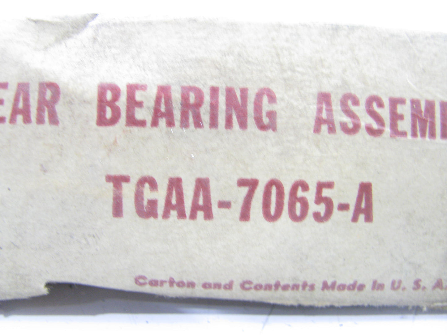 NEW - OEM Ford TGAA-7065-A Manual Transmission Output Shaft Bearing