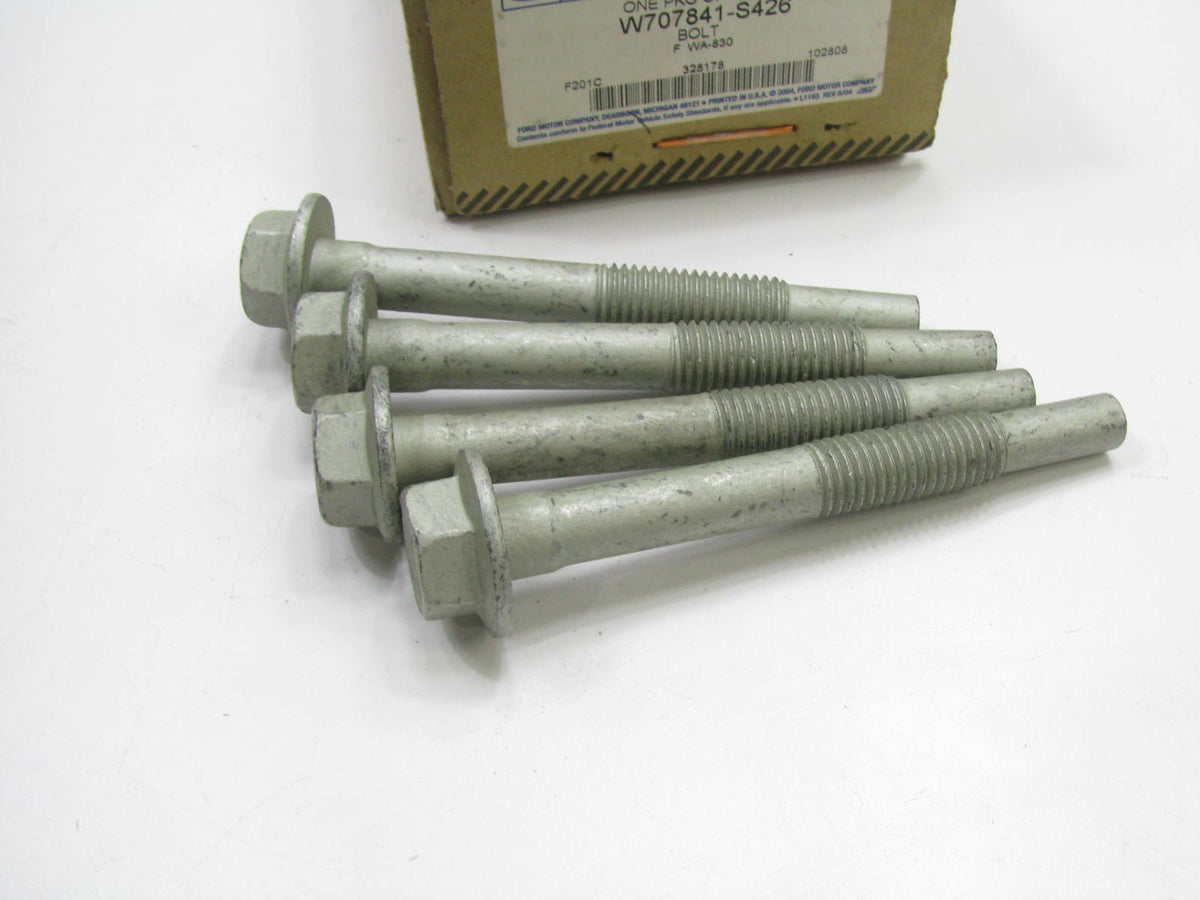 (4) NEW - OEM Ford W707841-S426  Suspension Control Arm Bolts