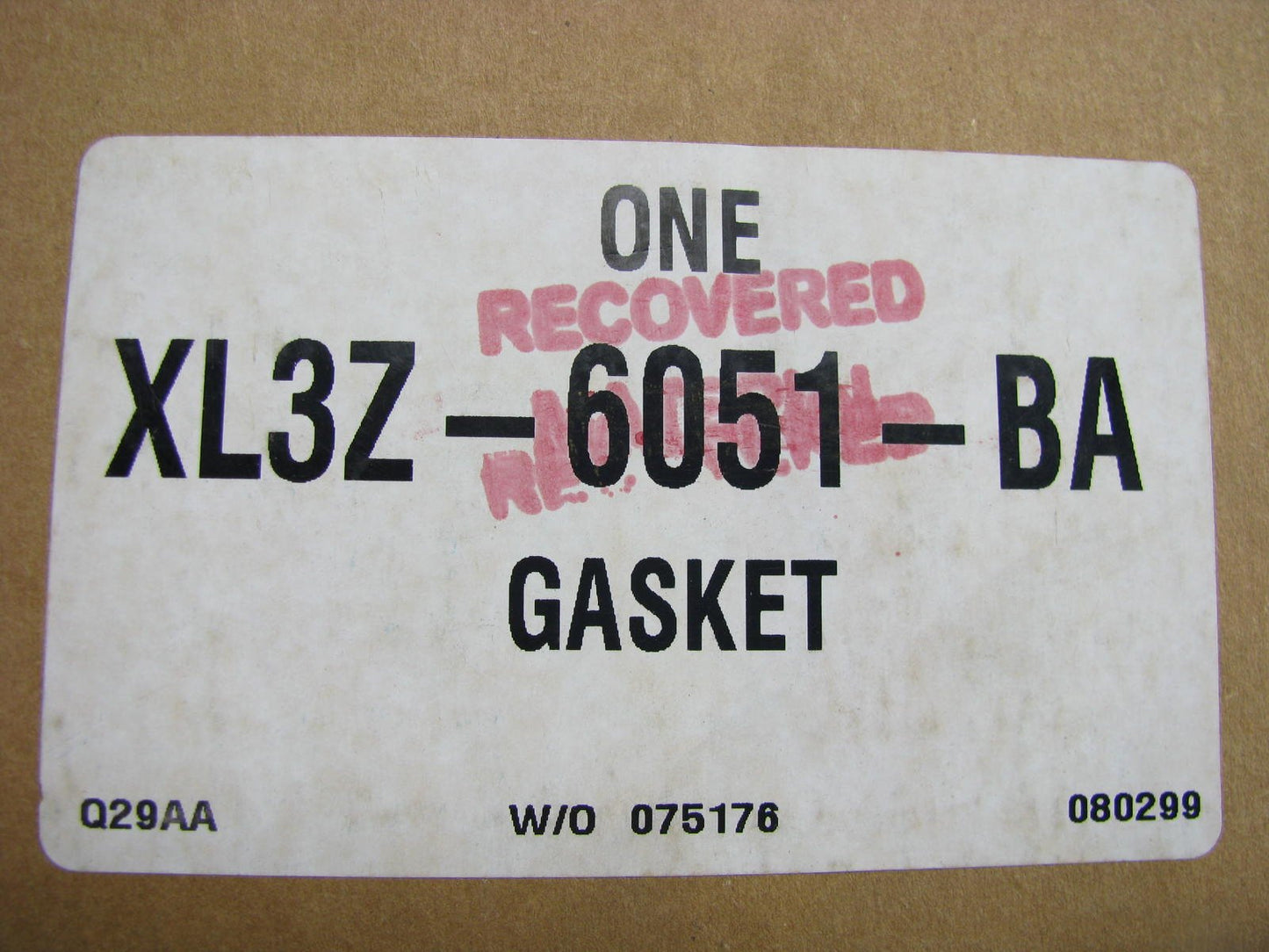 NEW - OEM Ford XL3Z-6051-BA LEFT Engine Cylinder Head Gasket