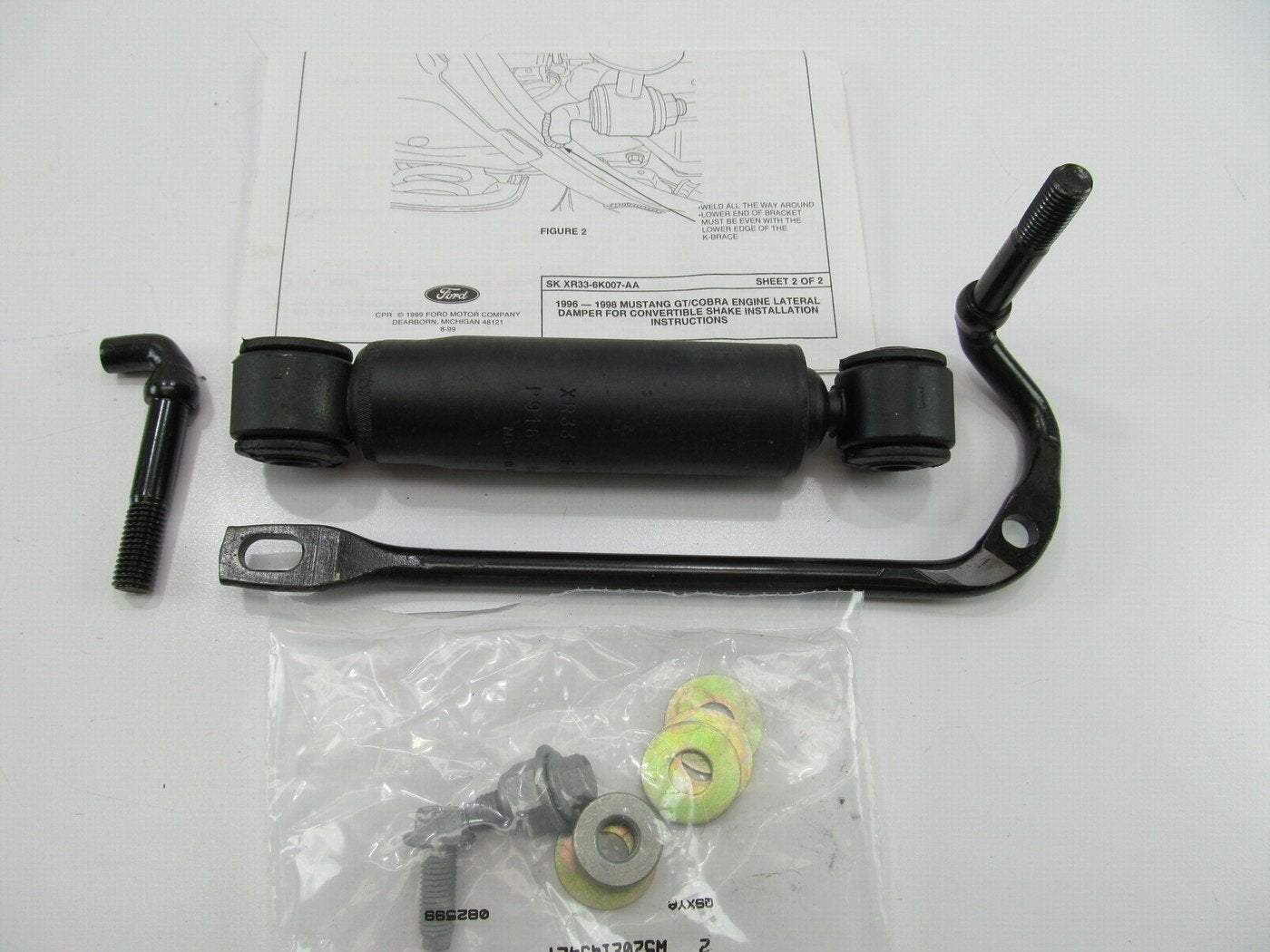 1996-2004 Ford Mustang GT 4.6L Engine Shake Damper Kit OEM Ford XR3Z-6K007-AA