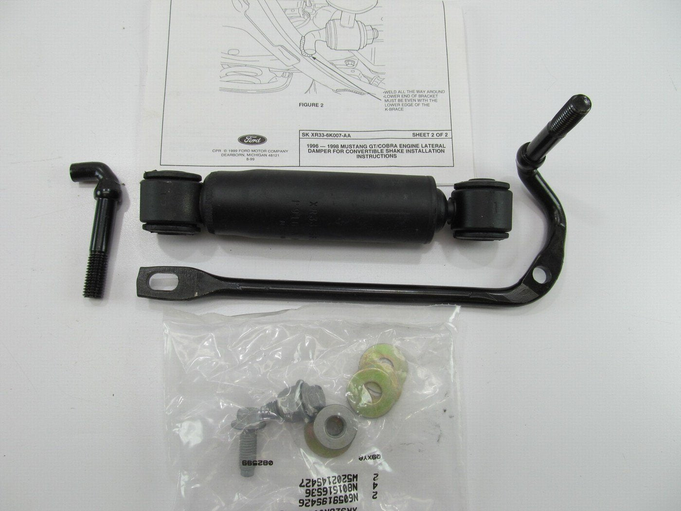 1996-2004 Ford Mustang GT 4.6L Engine Shake Damper Kit OEM Ford XR3Z-6K007-AA