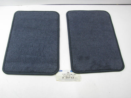 OEM Ford Rear Floor Mat Set ( DK. Denim Blue) For 97-99 Tracer Escort
