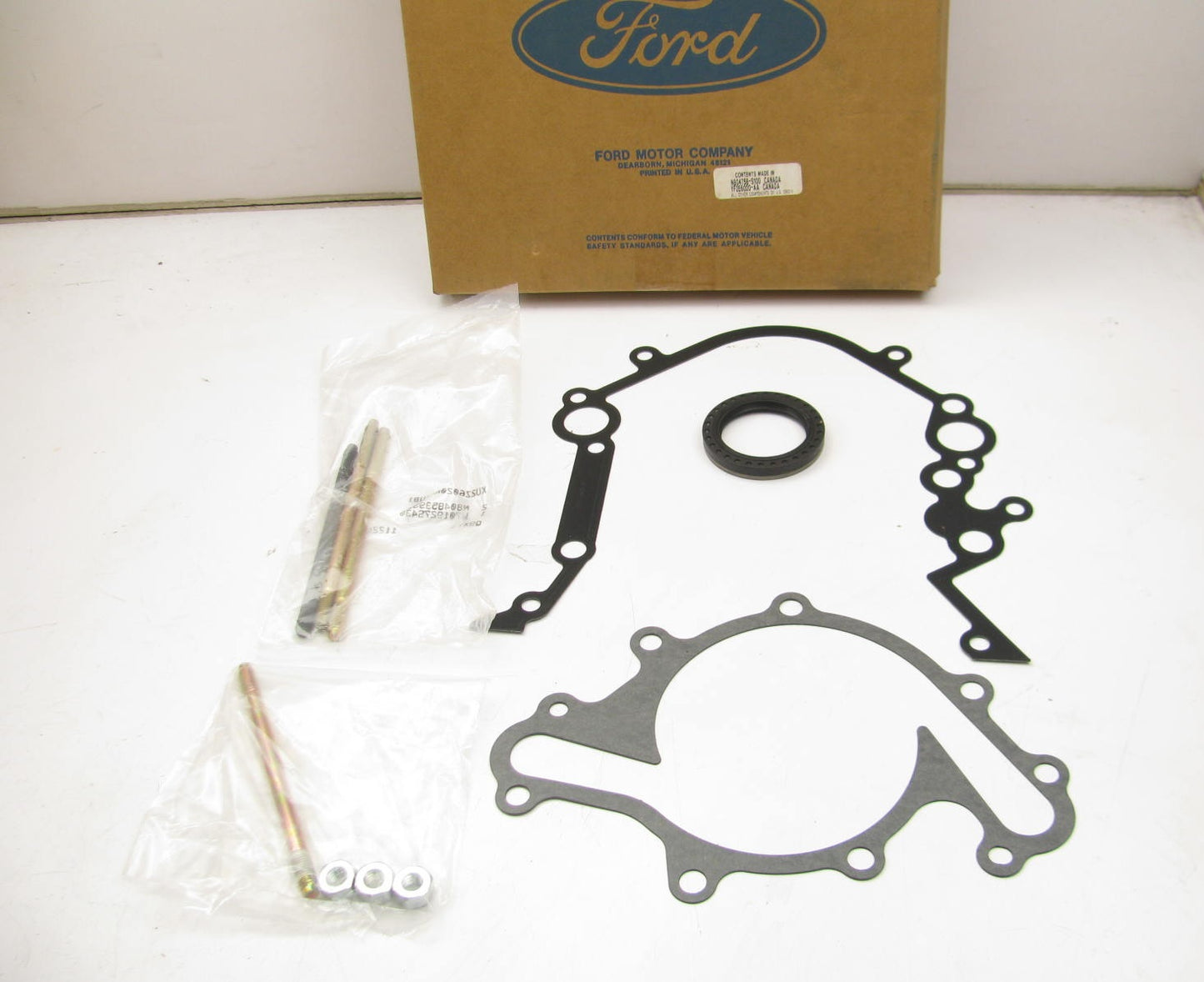 OEM Ford XU2Z-6020-AA Front Timing Cover Gasket Kit  - 1996-97 3.8L & 97-98 4.2L