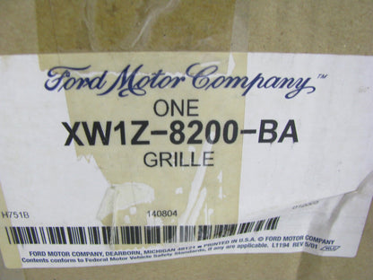 NEW GENUINE OEM Ford XW1Z-8200-BA Front Grille - 1998-2002 Lincoln Town Car