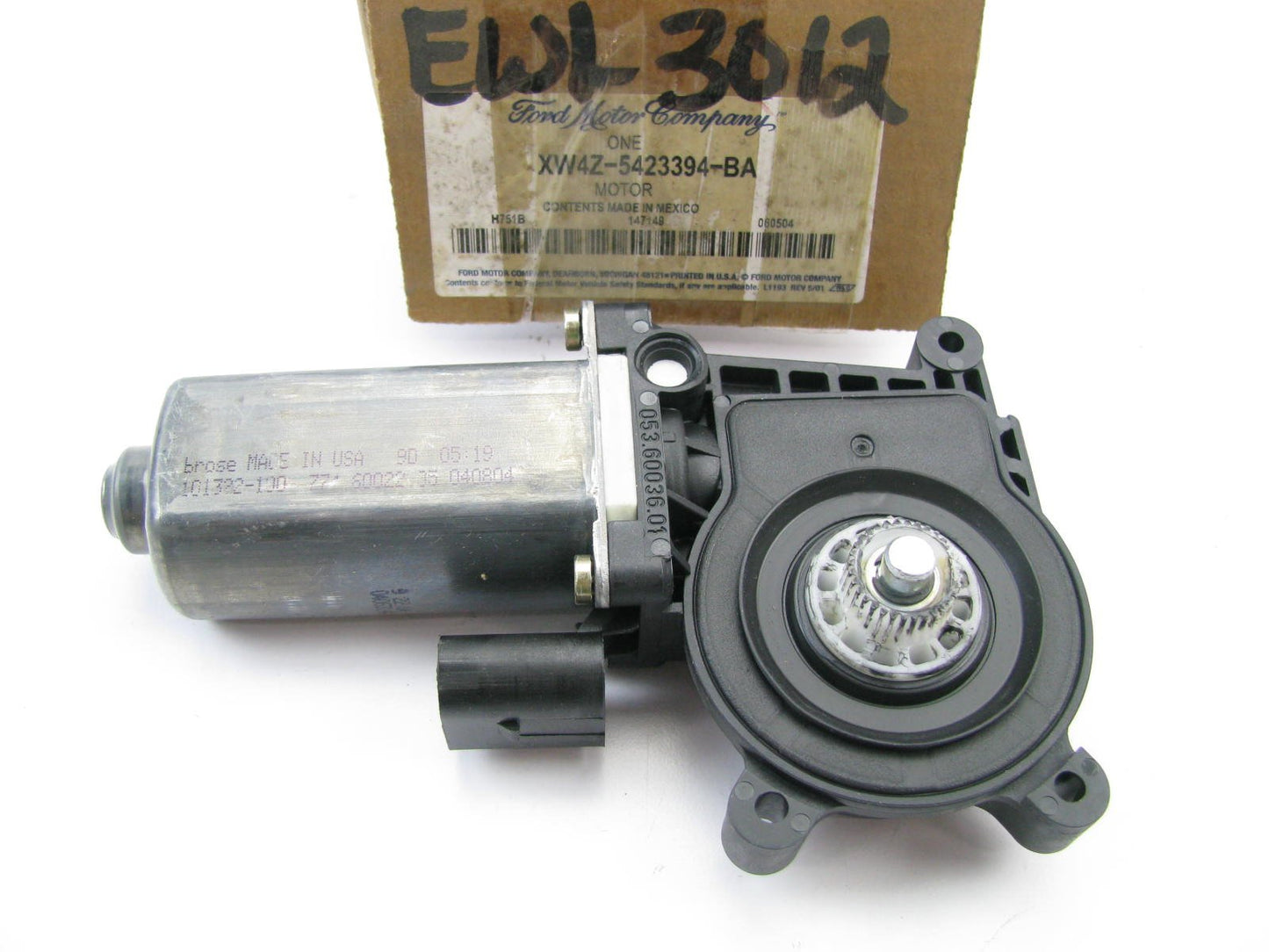 New Ford XW4Z-5423394-BA REAR Passenger Window MOTOR ONLY For 2000-06 Lincoln LS