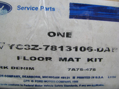 NEW - OEM Ford YC3Z-7813106-DAB 3rd Row Full Width Floor Mat 1997-02 Expedition