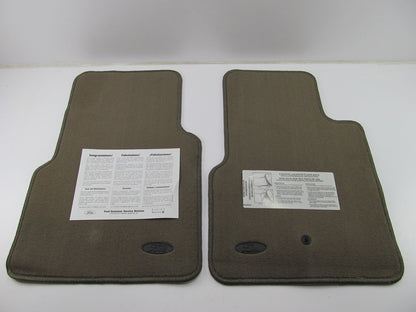 Medium Dark Parchment Brown NOS OEM Ford Floor Mat Set YL3Z-1513086-DAA