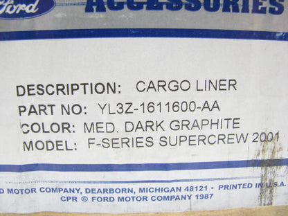 NEW - OEM Ford YL3Z-1611600-AA Truck Bed Cargo Liner 2001-2003 F-150 Supercrew