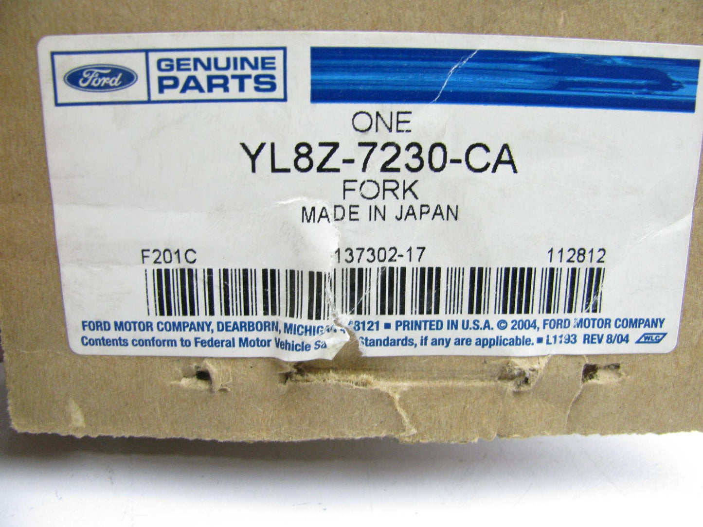 NEW - OEM Ford YL8Z-7230-CA 5th Speed And Reverse Fork 2001-2004 Escape