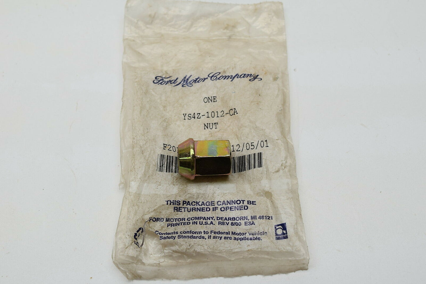 NEW - OEM Ford YS4Z-1012-CA Wheel Lug Nut For 2000-2003 Focus
