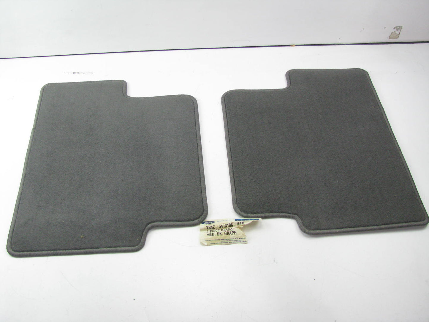 OEM Ford Rear Floor Mat Set YS4Z5413106HAB MED Dark Graphite For 00-04 Focus