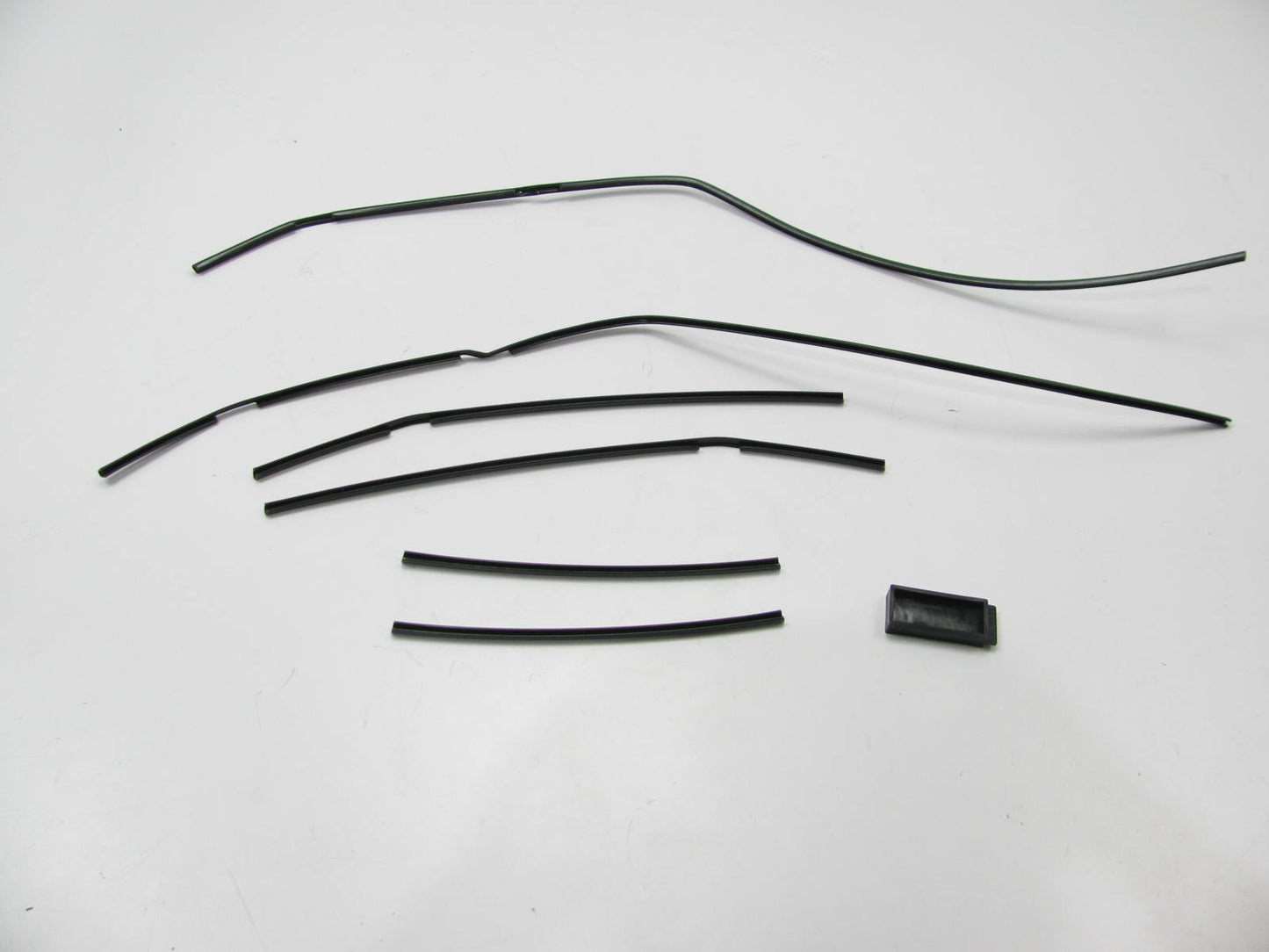 OEM Ford Matte Black 4pc Door Edge Guard Kit YS4Z5420910BA For 00-04 Focus Sedan