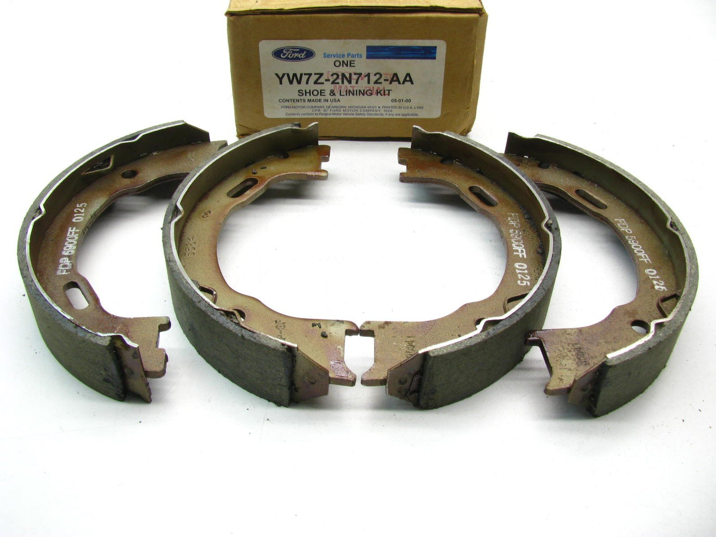 NEW GENUINE OEM Ford YW7Z-2N712-AA Parking Emergency Brake Shoes