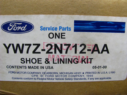 NEW GENUINE OEM Ford YW7Z-2N712-AA Parking Emergency Brake Shoes