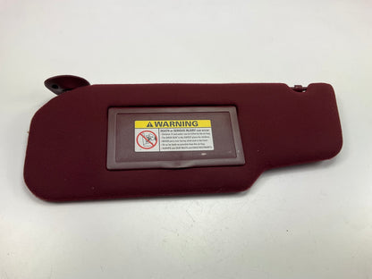 NOS OEM Ford YW7Z-5404105-EAG Left Drivers RED Sun Visor - 1994-1996 Crown Vic.