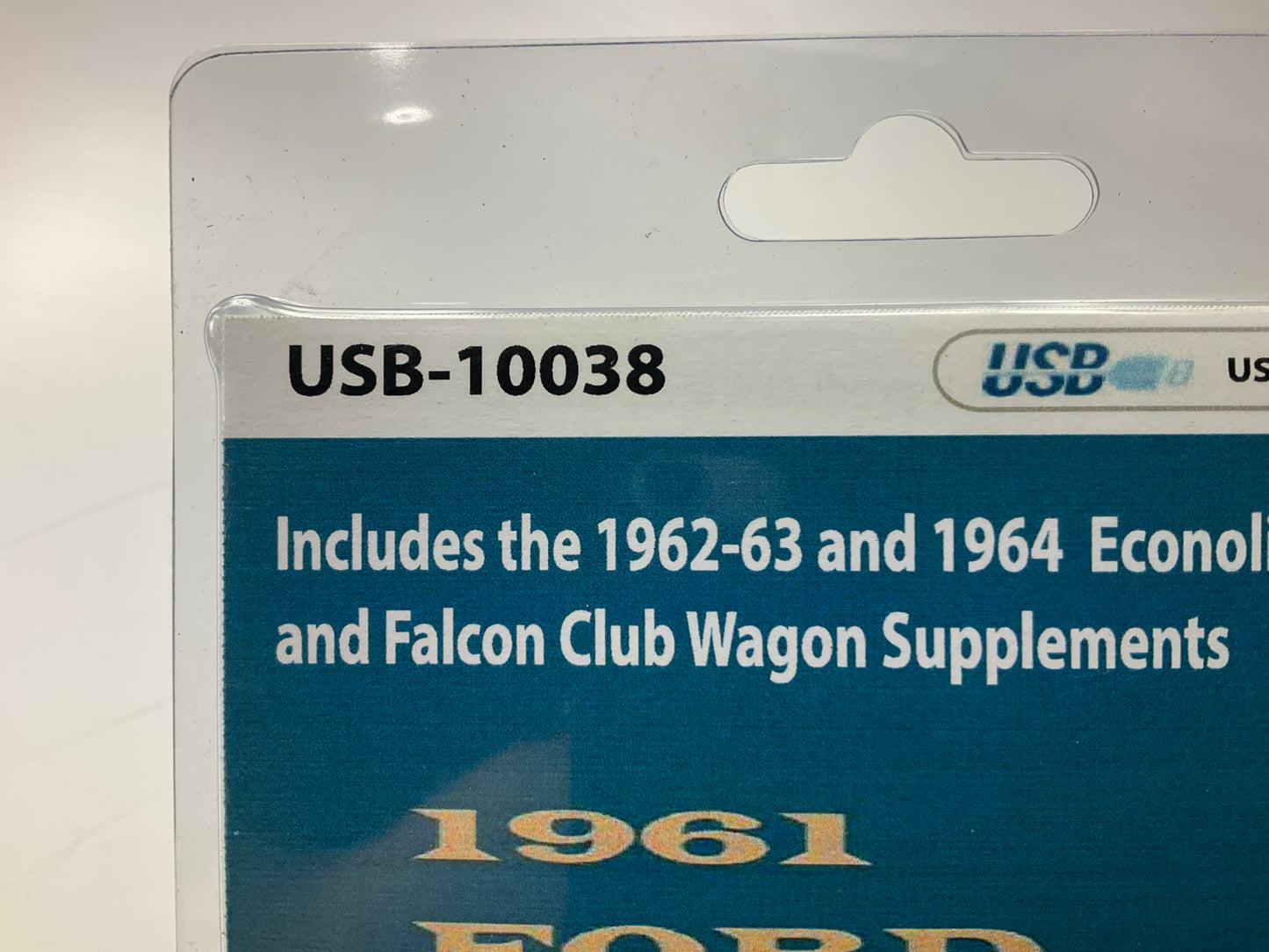 Forel USB-10038 Shop Manual - 1961 Ford Econoline, Comes On USB Drive